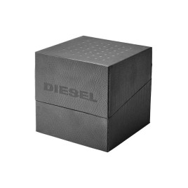 Diesel Ρολόι Griffed Χρονογράφος με Δερμάτινο Λουράκι σε Μαύρο χρώμα DZ4519