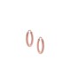 Prince Silvero Γυναικεία Σκουλαρίκια από Ασήμι 925 Επιχρυσωμένο με ροζ χρυσό 9A-SC065-2