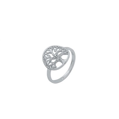 Prince Silvero Γυναικείο Δαχτυλίδι από Ασήμι 925 Επιπλατινωμένο νούμερο 55 9B-RG0061-1