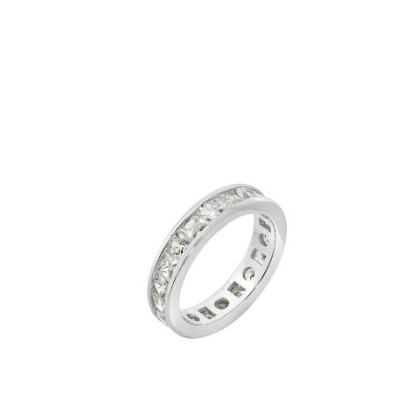 Prince Silvero Γυναικείο Δαχτυλίδι από Ασήμι 925 Επιπλατινωμένο νούμερο 55 9G-RG015-1