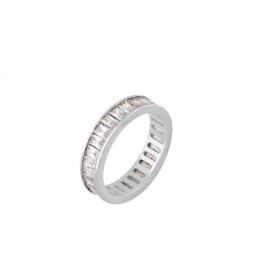 Prince Silvero Γυναικείο Δαχτυλίδι από Ασήμι 925 Επιπλατινωμένο νούμερο 55 9N-RG003-1