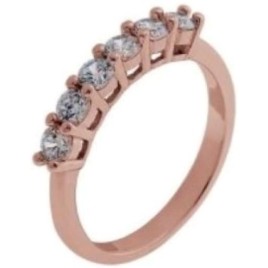 Prince Silvero Γυναικείο Δαχτυλίδι από Ασήμι 925 Επιχρυσωμένο με ροζ χρυσό νούμερο 55 9A-RG068-2