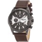 3GUYS Chronograph Brown Leather Strap 3G45006