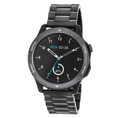 Ρολόι 3GUYS Smartwatch Black Stainless Steel Bracelet 3GW1452