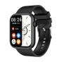 3GUYS Smartwatch Black Silicone Strap 3GW6701