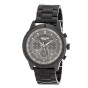 3GUYS Chronograph Black Stainless Steel Bracelet 3G83022