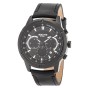 3GUYS Chronograph Black Leather Strap 3G83001