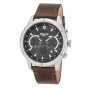 copy of 3GUYS Chronograph Brown Leather Strap  3G83003