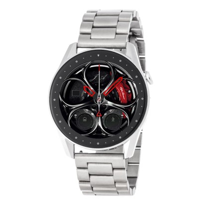 3GUYS Smartwatch Silver Stainless Steel Bracelet 3GW4654