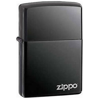 Zippo Αναπτήρας Λαδιού Αντιανεμικός Black Ice Classic Logo