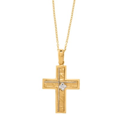 Women gold cross