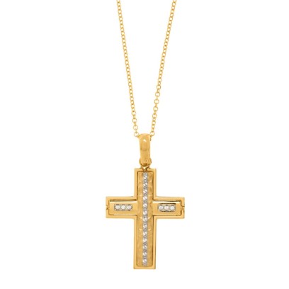 Women gold cross