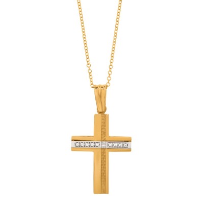 Women gold cross