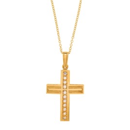 Women gold cross