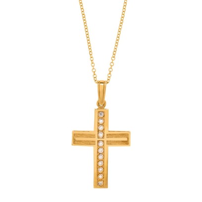 Women gold cross