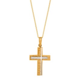 Women gold cross