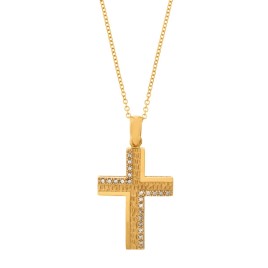 Women gold cross