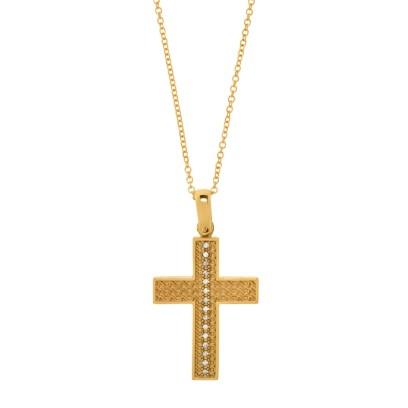Women gold cross