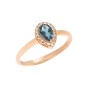 ΔΑΧΤΥΛΙΔΙ ΡΟΖΕΤΑ ΣΧΗΜΑ ΣΤΑΓΟΝΑΣ ΜΕ 0,58CT LONDON BLUE TOPAZ ΚΑΙ ΔΙΑΜΑΝΤΙΑ ΣΕ ΡΟΖ ΧΡΥΣΟ Κ18 ΝΟΥΜΕΡΟ 54