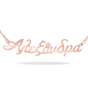 14K Solid Gold Name Necklace With Diamond (Font 5) - Small Size