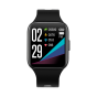 Breeze Uki 44mm Smartwatch με Παλμογράφο (Μαύρο)