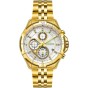 BREEZE Empressa Crystals Chronograph Gold Stainless Steel Bracelet