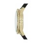 ARMANI EXCHANGE Enzo Gold Black Rubber Strap AX1828