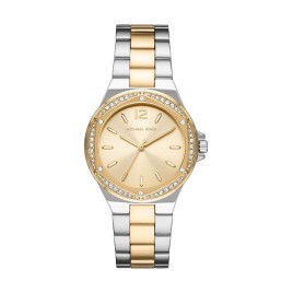 ΡΟΛΟΪ MICHAEL KORS  LENNOX CRYSTALS ΑΠΟ ΑΝΟΞΕΙΔΩΤΟ ΑΤΣΑΛΙ ΜΕ ΧΡΥΣΟ ΚΑΝΤΡΑΝ ΚΑΙ ΜΠΡΑΣΕΛΕ.