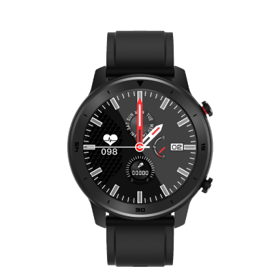 DAS.4 SQ12 smartwatch Black Silicone