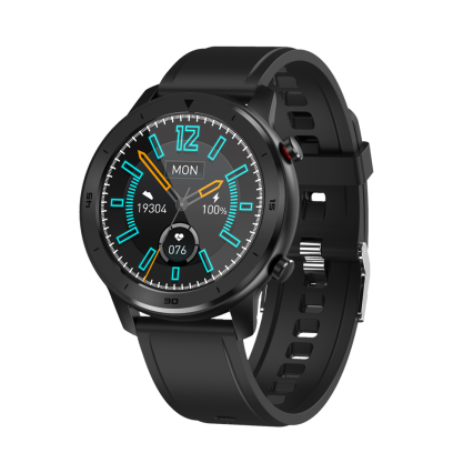 DAS.4 SQ12 smartwatch Black Silicone