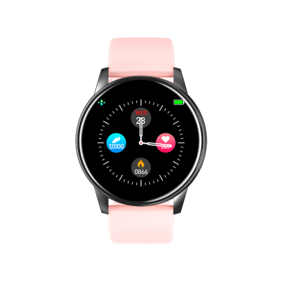 DAS.4 SG60 smartwatch Black Case/  Pink Silicone