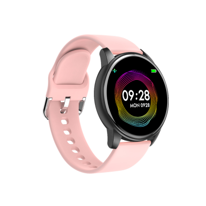 DAS.4 SG60 smartwatch Black Case/  Pink Silicone