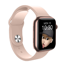 DAS.4 SG60  smartwatch  RoseGold Case/ Pink Silicone