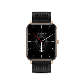 DAS.4 SU02 smartwatch Gold case/  Black Silicone