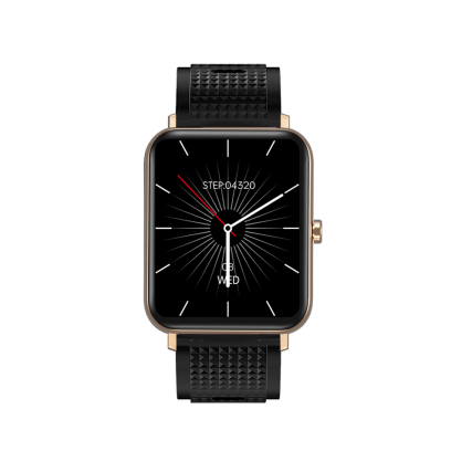 DAS.4 SU02 smartwatch Gold case/  Black Silicone