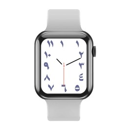 DAS.4 SU01 smartwatch Black Case/ White Silicone