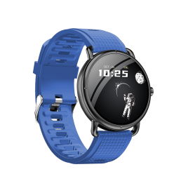 DAS.4 SG65 smartwatch Black Case/ Blue Silicone Strap
