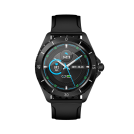 DAS.4 SG40  smartwatch Black Case/ Black Silicone Strap